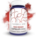 Nootropics Depot Red Reishi Mushroom Kapsułki 124; 500mg 124; 180 Hrabia 124; Ganoderma lucidum 124; Całe Fruiting Body Mushroom Extract 124; Wspiera zdrowy system immunologiczny