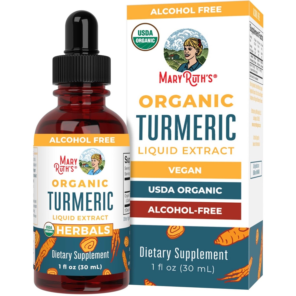 MaryRuth Organic Turmeric Liquid Extract: 124; Sugar Free Budapest 124; USDA Organic Equipment 124; Organic Turmeric Supplement: 124; Non- GMO Equipment 124; Gluten Free Equipment 124; Vegan Equipment 124; Alcohol- Free Tincture Equipment 124; 1 Fl Oz