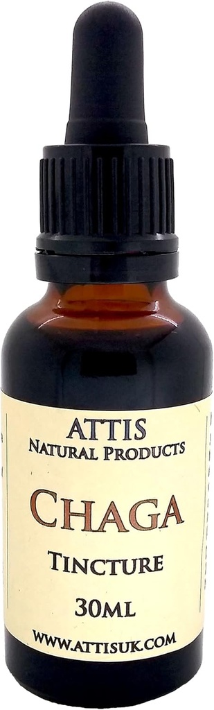 ATTIS Chaga Ręczna nalewka 30ml; Wszystkie składniki naturalne