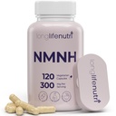 LongLifeNutri NMNH 300mg (Mononukleotyd dihydronikotynamidu) - 120 Kapsułek wegańskich, 2- Miesięczne Dostawy, NMN Alternatywne, suplement NAD dla energii i długowieczności, Lab Tested, Made in USA