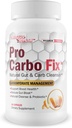 Pro Carbo Fix - Natural Gut & Carb Cleanse Supplement - Plant Based Formula w / Probiotyki - Wsparcie zdrowia i krwi - Pomoc Flush węglowodany & Toksyny - Promowanie Regularności & Zmniejszone Gut Bloat