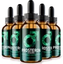 NutraRize (5 Pack) Prosteron Drops, All- Natural Prostate Health Supplement, Premium Witamina do wsparcia zdrowego cyrkulacji, Oficjalne recenzje formuły Prosteron (150 Służenia)