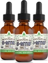 RawGuru Metylfolan 1 mg + Witamina B12 - Organiczny wegan Metylowany B12 z Minerałami śladowymi - Nano- Przetworzony i ulepszony wzór cieczowy - 300 Podawanie kropli wegańskich na 30 ml, Opakowanie po 3