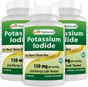 Najlepsze Naturals Potasu Jodide 130 mg na Serving - Suplement diety, 90 Tabletki (3)