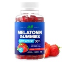 Melatonina 30 mg Gummies dla dorosłych (60 Servings) - Maksymalna siła wsparcia snu z 30 mg Melatonina Per Gummy - Gluten- Free, Sugar- Free, Non-GMO, 100% wegetarianin, Strawberry Flavor - 60 Gummies