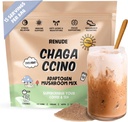Renude Chagaccino - Chaga Mushroom Powder, Mushroom Coffee Drink Mix z Adaptogens, Natural Energy and Immune Support, Vegan, Keto, Zero Calorie Mushroom Blend Powder - 15 Służenia