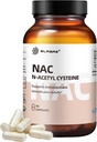N- Acetyl- L- Cysteina (NAC) Suplement 450mg, Przeciwutleniacz, Promotes wątroby i nerek Detox, Wspomaga zdrowie układu oddechowego i immunologicznego, 90 Kapsułki
