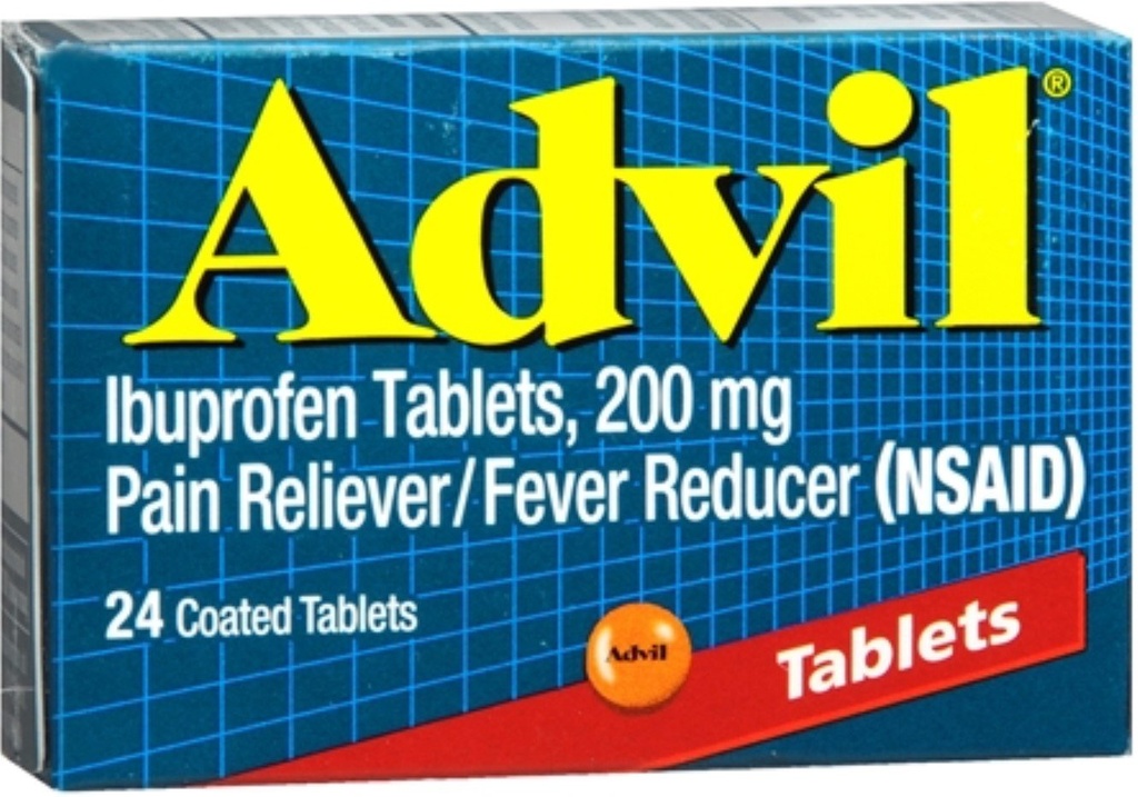 Advil 200 mg tabletki powlekane 24 ea (opakowanie po 5)