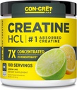 CON- CRET Kreatywny HCl Proszek Proszek 124; Mięśnie, Kognitywny, Cellular Support Energy 124; Brak kwitnienia lub skurcze 124; USA Made & NSF Certyfikowany 124; Limy Lemon (100 Serving)