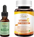 Lovita Bee Propolis Liquid Extract & Witamina C Suplementy odżywcze Pasek