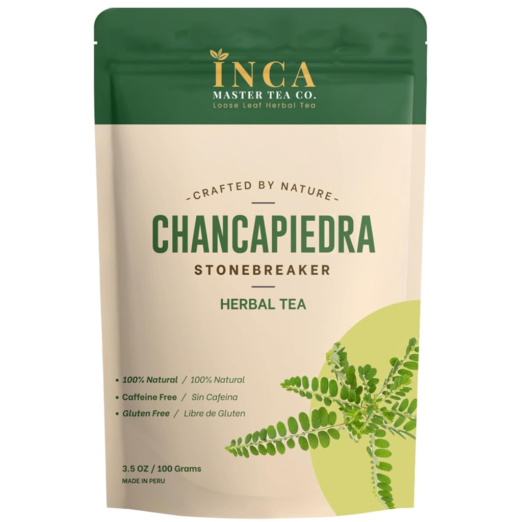 Inca Master Chanca Piedra Stone Breaker - 100% Natural Tea Nerki Kamienny Rozpuszczalnik i pęcherzyk żółciowy Cleanse, 100 Grams (3.5 Ounces) dla Nerki Stone Support