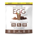 Designer Wellness, Designer Egg, Natural Egg Yolk & White Protein Powder, Keto i Paleo Friendly, Niskie kalorie, Mniej tłuszczu i Cholesterolu, Holenderska czekolada, 12.4 unce