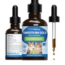 Pet Wellbeing Smooth BM Gold for Cats - Delikatne Zaparcia Relief for Felines - Natural Herbal Supplement 2 oz (59 ml)