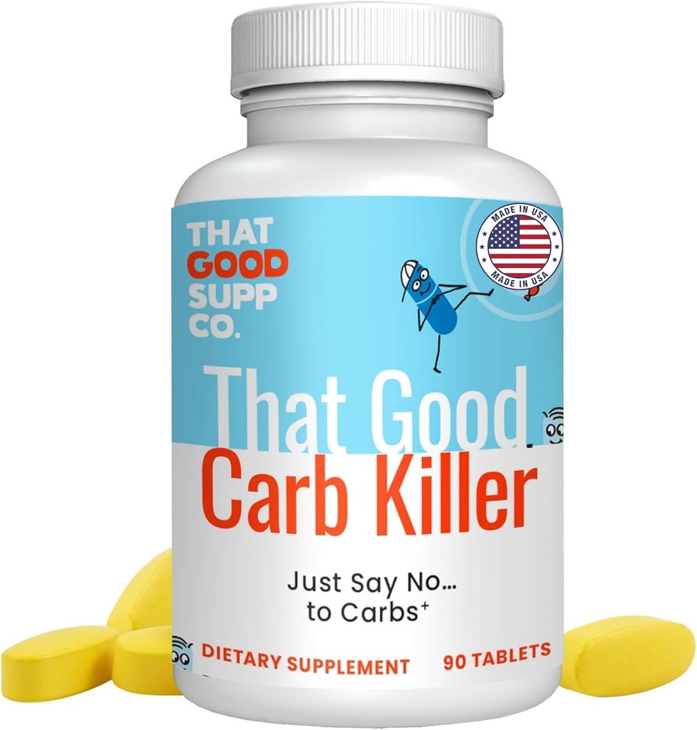 That Good Supp Co That Good Carb Killer - Carb Blocker Pills for Weight Maintenance Goals - Apetite Blocker, Kills Sugar & Carb Craving - Safe & Keto Friendly Formula - Made in USA