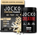 Jocko Fuel Bundle - Vanilla Mölk Protein Powder + Kreatywny Monowodzian Proszek dla mężczyzn i kobiet - Paleta dla sprawności atheltycznej, Odzysk, & Wzrost mięśni