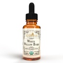Chromama Herbal Products Organic White Willow Bark 30 Służenia - 800 MG Per Serving - 2 FL OZ Płyn w szklanej butelce - Salix Alba
