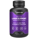 Naturalis Silymarin Milk Thistle 1300mg Wzmocnione przez B Complex & Acids Amino 124; 13- in-1 Wątroba Cleanse, Detox & Naprawa 124; 120 Wątroba Esential Softgels