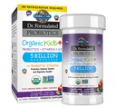 Ogród Życia Dr Tworzywa Probiotyki Organiczne Dzieci + plus Witamina C & D - Wiśnia Wiśnia - Gluten, Nabiału i Soi Wolny Immune & Digestive suplement zdrowia, No Added Sugar, 30 Chewables (Warstwa)