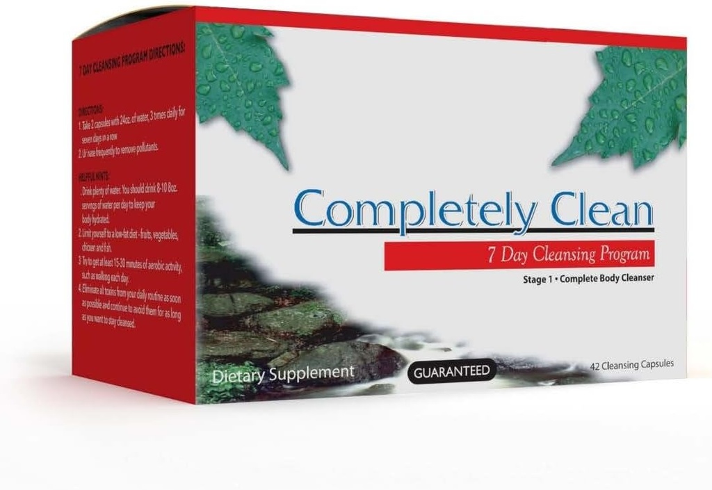 Wellgenix Omni całkowicie czyste - 7 dzień Toxin Cleanse - Kompletne odtruwające ciało pigułki wsparcia - Flush Out Toxins & Waste -42 kapsułki