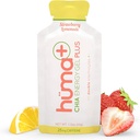 Huma Plus (Double Electrolytes) - Żel Chia Energy, Lemoniada truskawkowa, 24 żele, 25mg kofeina - Przyjazny do stomachów, żele do prawdziwej żywności