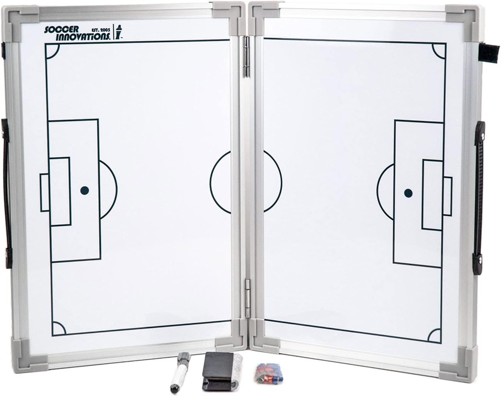 Piłka nożna Innovations Hanged Magnetic Tactic Coaching Board, Bardzo przenośne suche wymazywanie biały Board for Soccer Coaches of All Levels do wykonywania analizy taktycznej.