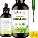 Mullein Drops for Lungs - Lung Detox dla układu oddechowego, Natural Sleep Aid & Wsparcie immunologiczne, Tincture Drops Non-GMO, Vegetarian 1 Dostawa miesiąc