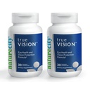 NatureCity True- Vision Eye Health Supplement - Luteina na bazie plantacji i Zeaksantyna z Saffron o dużej mocy 20mg - Blue Light Protection, Support Central and Night Vision (60 Kapsułek wegetariańskich)