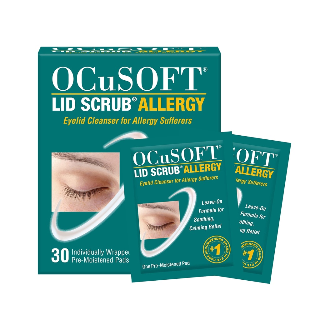 OCuSOFT Lid Scrub Alergia Oczyszczanie powiek 30CT