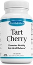 EuroMedica Tart Cherry - Suplement przeciwutleniający do wsparcia zdrowej równowagi kwasu moczowego i wspólnego zdrowia - Vegan Nutritional Supplement - Suplement diety do odzyskiwania pomocy po ćwiczeniach - 120 Kapsułki