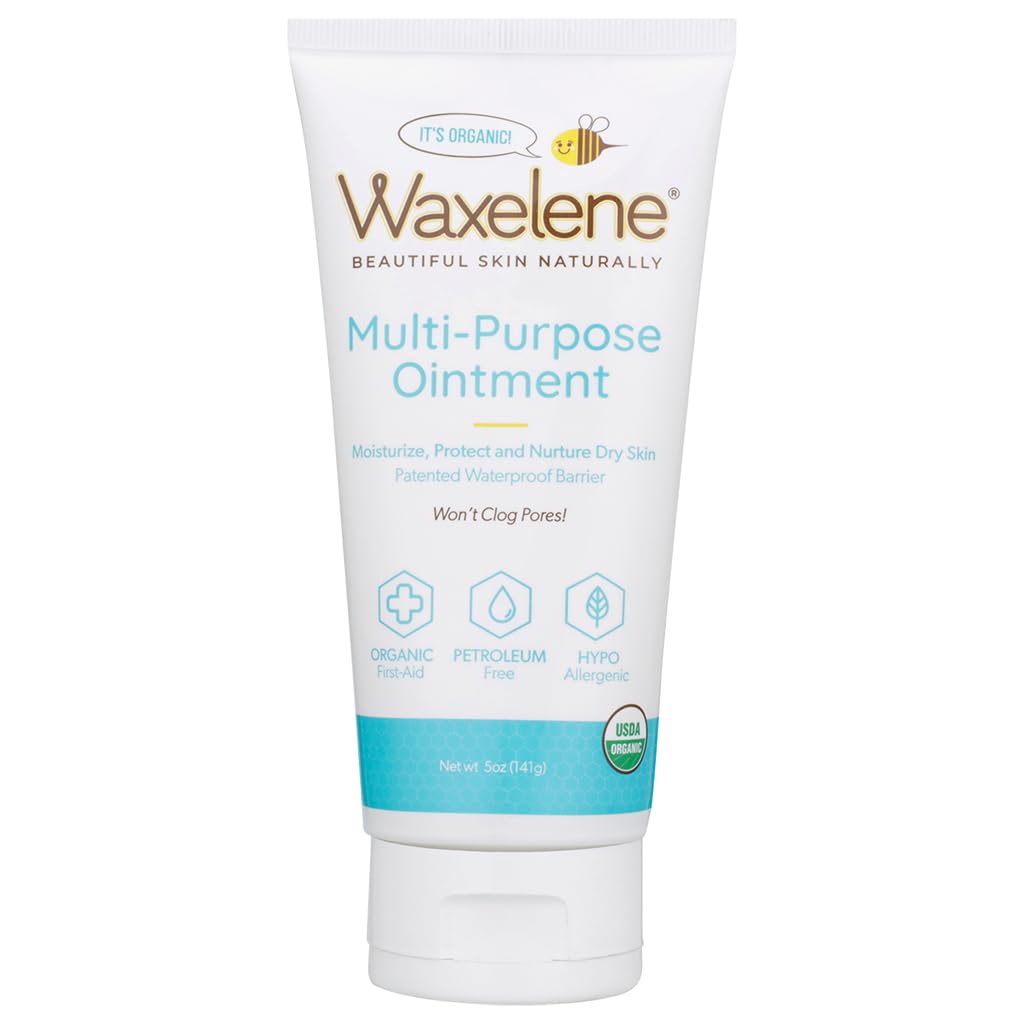 Waxelene Wielofunkcyjny Maść Duża rurka, Organiczny balsam nasączony olejem galaretowatym Alternatywna Kojąca Botaniczna Eczema Sucha Skóra Moisturizer
