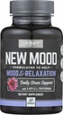 Nowy suplement diety nastrojów, Mood & Relaxation, Daily Stress Support, Gluten Free, 30 kapsułki