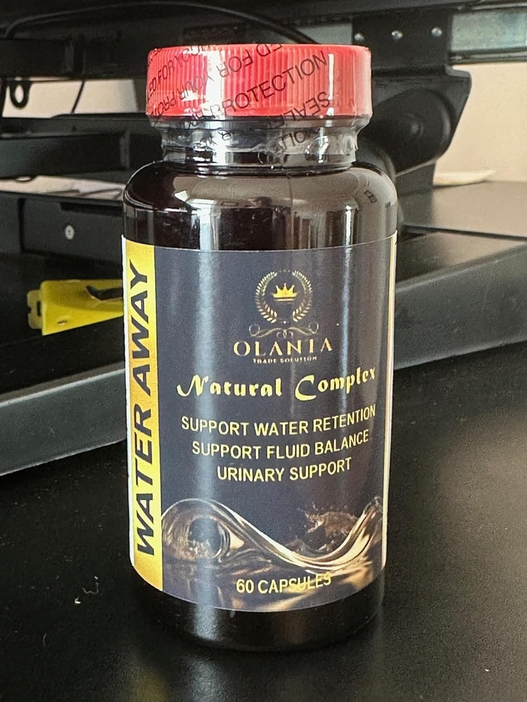 Generyczne naturalne tabletki na wodę - Pigułki na wodę, Pigułki płynne na zatrzymanie wody, Kwas cytrynowy, Seler Seed, Tart Cherry, Szybko działające naturalne tabletki na wodę dla kobiet i mężczyzn - 1 butelka
