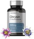 Horbäach Chrysin Supplement Agregat 124; 500mg Agregat 124; 60 Kapsułek Agregat 124; Passion Flower Extract Agregat 124; Non-GMO, Gluten Free Supplement