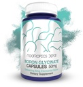 Nootropics Depot Boron Glycinate Kapsułki 124; 50 mg 124; Dostarczanie 6 mg Elemental Boron 124; Testosteron, Zapalenie, Immune, & Wsparcie Cognitive 124; 120