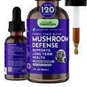 Animal Essentials Mushroom Defense - Wsparcie systemu immunologicznego dla psów i kotów, Naturalny przeciwutleniacz, Grzyby, dla wszystkich wieków, Zioła organiczne - 2 Fl Oz