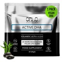 Orlo DHA - Vegan DHA Supplement (EPA & DHA) - Omega 3 Fish Oil & Krill Alternative - Plant- based Omega-3 Algae Oil - Brain & Heart Support (60 Mini Burpless Softgels)