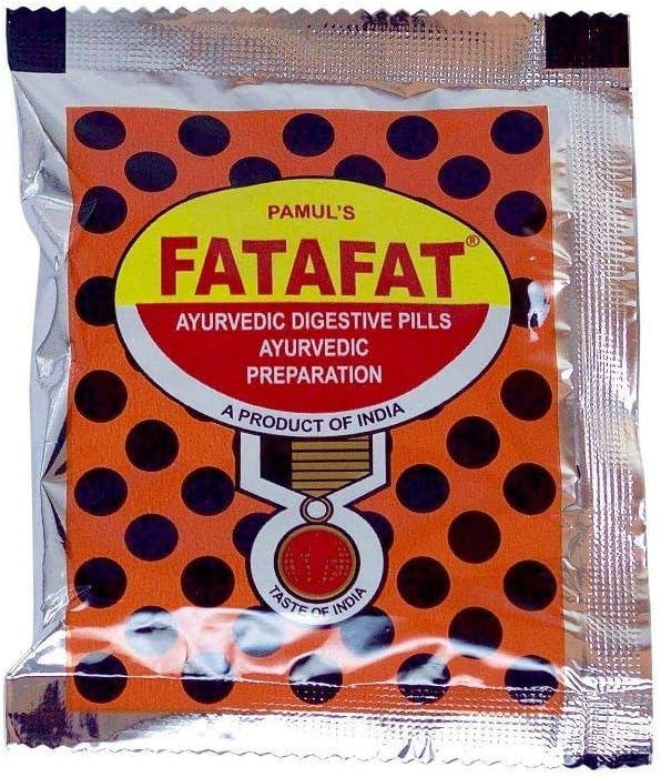 Fatafat Ayurvedic Digestive Pills (10x opakowania x 13g każdy) przez Indian Fancy