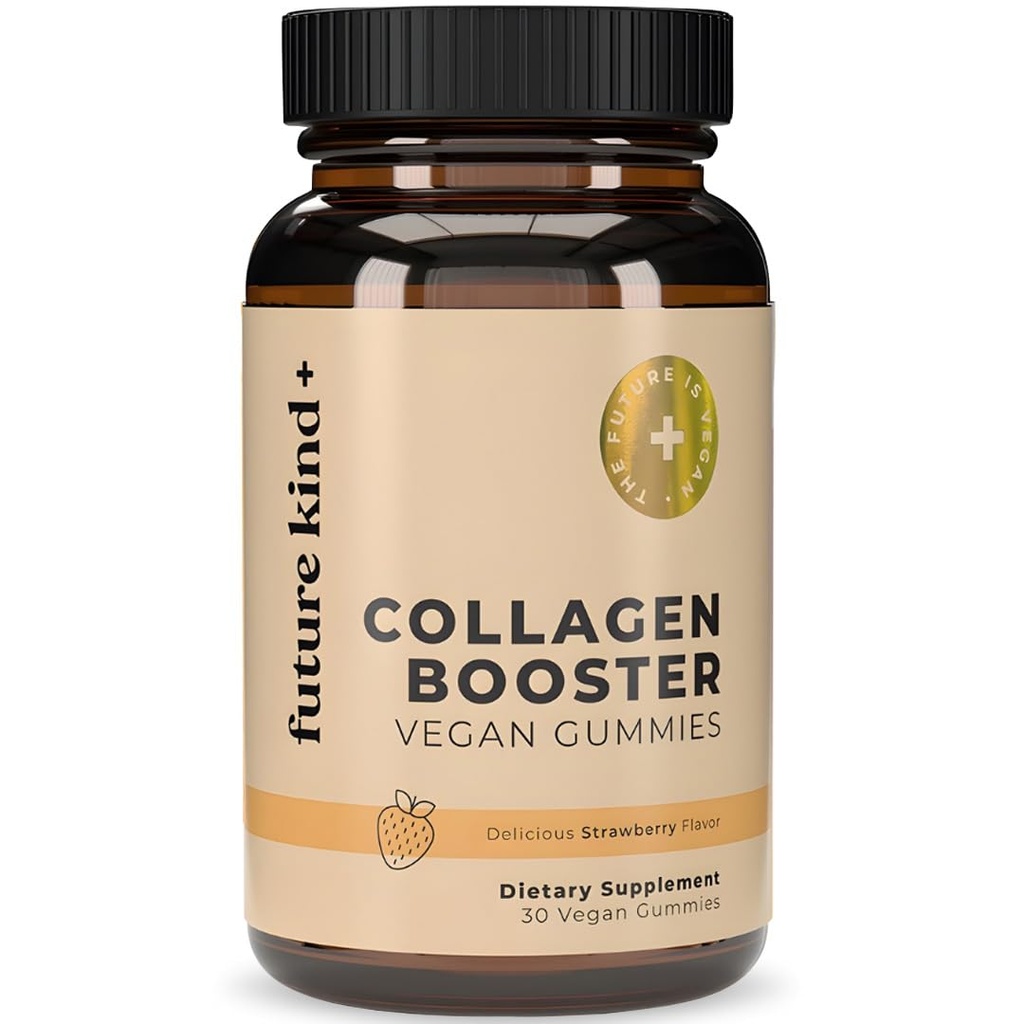 Future Kind Wegan Biotin Gummies (60ct) - Biotin Witaminy do skóry włosa i paznokci z VIT A, C, & E - Wegan Włosy skóry i paznokci Witaminy dla kobiet i mężczyzn - Pomarańczowy aromat Biotin Wzrost włosów Witaminy