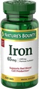Natural 's Bounty I.Ron 65mg, 325 mg Żelazosiarczan - Cellular Energy Support - 65mg - 100 Tablets,..