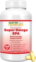 SHIFAA NUTRITION Halal Fish Oil Softgels 120 Ct, Double Force - Halal Omega 3 Fish Oil Supplements. Dzikie złowione, niezmodyfikowane genetycznie i oczyszczone