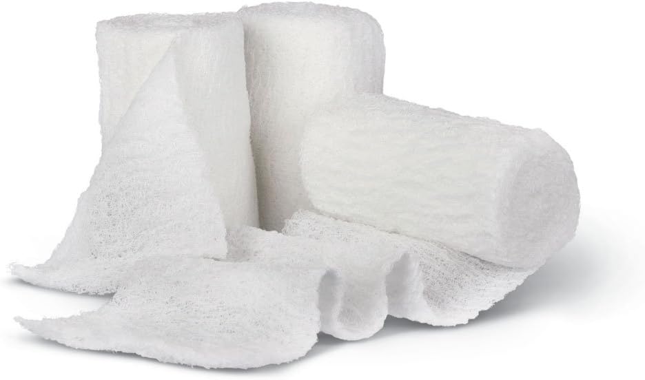 Medline Bulkee Lite Non-Sterylne konfigurowanie Bandaż, 2 "x 3.5 m., Idealny do opieki nad ranami, Opakowanie 96