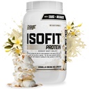 Nutrex Badania IsoFit białka serwatki w proszku Instantised 100% Izolat białka serwatki (30 Służenie (Pack of 1), Wanilia Fasola lodów)