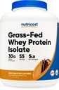Nutricost Grass- Fed Protein Isolate (Czekoladowy Masło orzechowe, 5LBS) - Non-GMO, Gluten Free