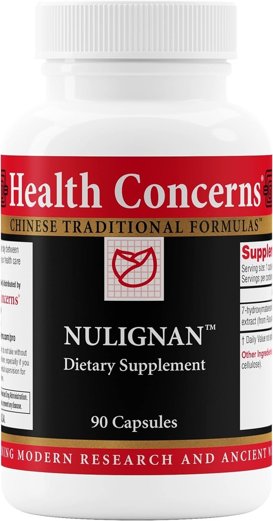 Opieka zdrowotna NuLignan - Menopauza Relief & Hormonal Balance Supplement - Cardioviral & Estrogen Supplement - Chiński suplement ziołowy dla mężczyzn i kobiet - Bone & Heart Health - 90 Kapsułki