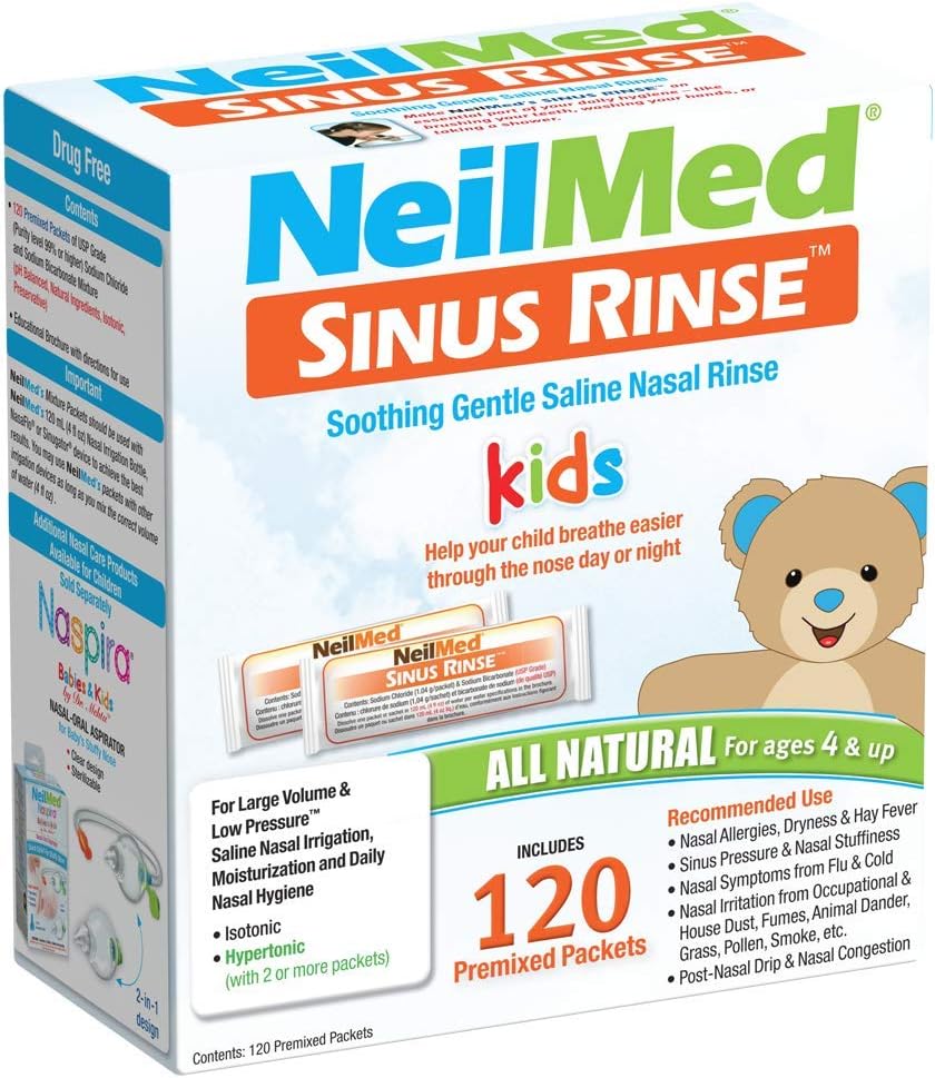 Neil Med Sinus Rinse Pakiety pediatryczne, Premiksowane 120 / pudełko