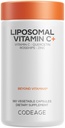 Codeage Witamina liposomalna C 1500mg z cynku, Elderberry, Citrus Bioflavonoids Grejpfrut, cytryna, proszek pomarańczowy, Quercetin & Rose HIPS Fruit - suplement wegański - Non-GMO, Vegan Pills, 180 kapsułki