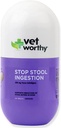 Vet Worthy Stop Stool Ingestion - Coprofagia - Psy Suplement do Zapobiegania Stool Jedzenie - Suplement do psów z Yucca Schidigera, Pietruszka Liść, Rumianek, Tiamina - Flavor wątroby, 120 Tabletki do żucia
