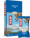 CLIF BARS - Bary energetyczne - Czekoladowy Chip - Wykonane z Owies organicznych - roślinna żywność - Wegetarianin - Kosher (2.4 Ounce Protein Bars, 12 Count) Opakowania maja Wary