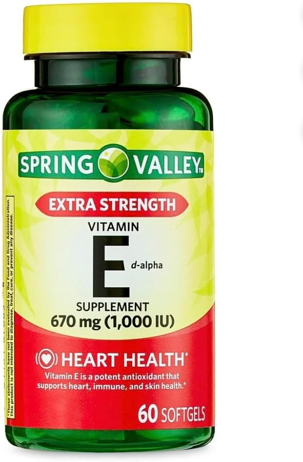 Witamina E D- Alpha Softgels, 670 mg (1000 j. m.), 60