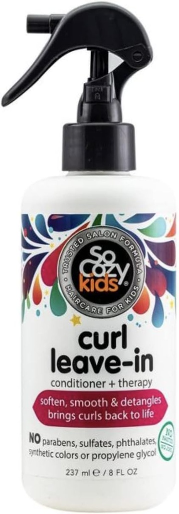 L 'il Critters Fiber Gumy suplement dla dzieci wsparcia trawiennego, 90 Gummies & So Cozy Leave in Conditioner Spray for Kids Curly Hair Detangler, 8 Fl Oz